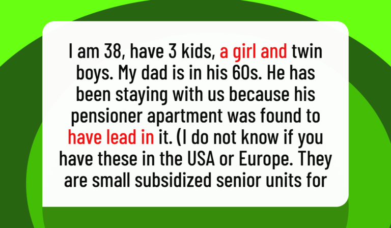 AITA for Asking My Dad to Leave After He Woke My Teen Daughter to Cook for Him?