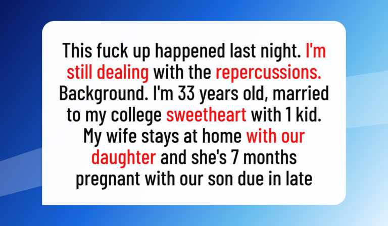 AITA for Flirting With a Sonic Worker After My Pregnant Wife Walked Out With My Truck?