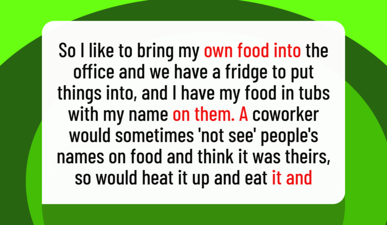 Coworker Keeps Stealing Office Lunches, So Employee Sets a Trap to Catch Them