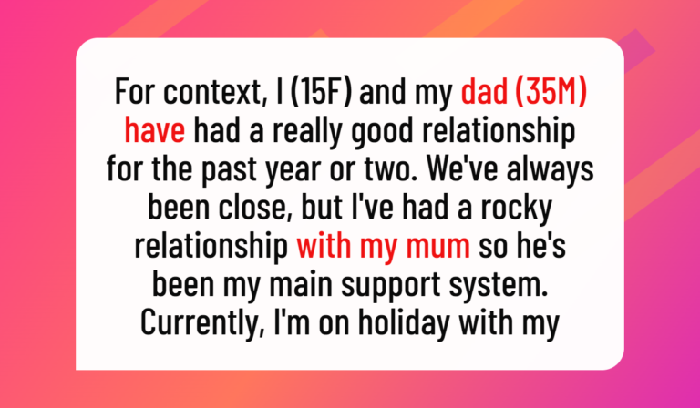 AITA for Calling My Dad Stupid After His Advice About Swimming on My Period?