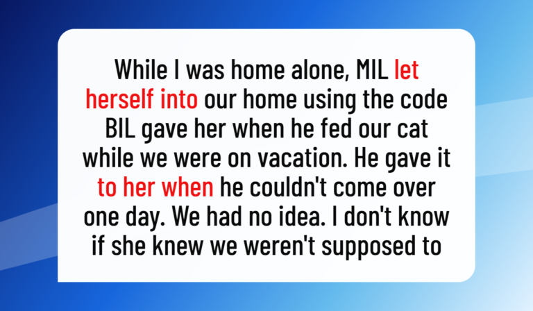 AITA for Setting Boundaries With My MIL After She Went Too Far?