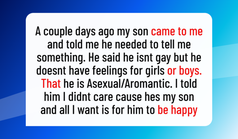 Father Confronts His Wife After Their 17-Year-Old Son Reveals Why He Doesn't Want to Date Anyone