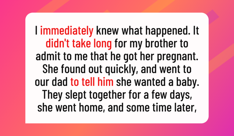 My brother has had an affair with our stepmother for years and I'm the only one who knows