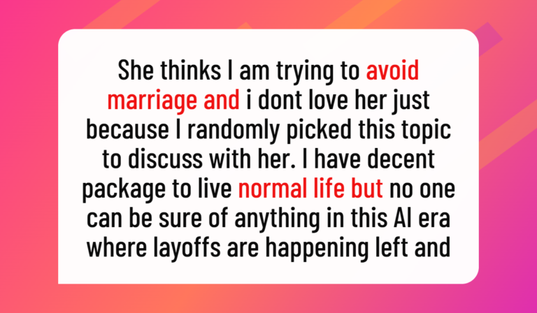 Girlfriend, 27, Says She Won’t Work After Marriage, Leaving Her Boyfriend Worried About Their Financial Future