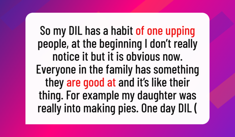 AITA for Refusing to Share My Recipes With My Daughter-in-Law Who Always Tries to Outdo Me?
