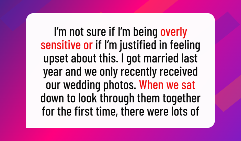 My Husband’s Reaction to Our Wedding Photos Left Me Hurt and Doubting Our Marriage