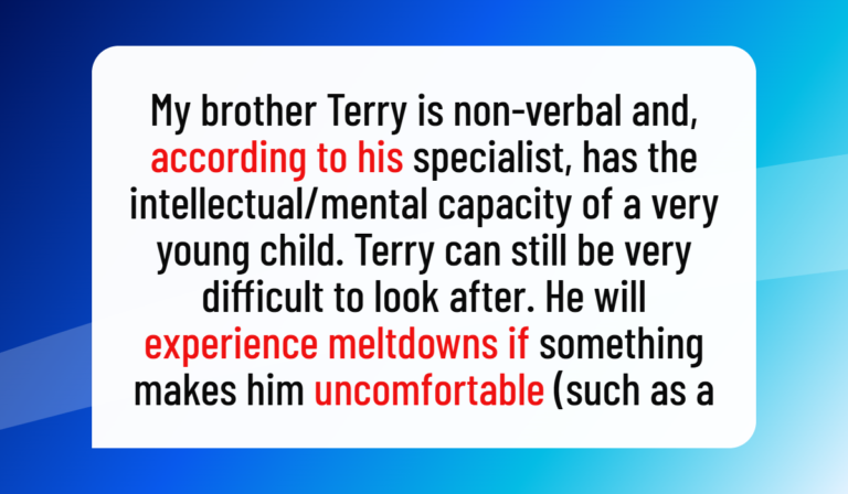 I Reported My Parents for Neglecting My Disabled Brother, and Now My Entire Family Is Against Me