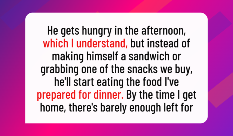 Wife Refuses to Cook Dinner for Her Husband After He Keeps Eating Their Leftovers Before She Gets Home