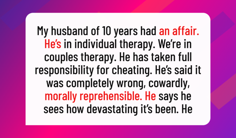 My Husband Betrayed Me, but Everyone Acts Like I Have No Right to Be Angry