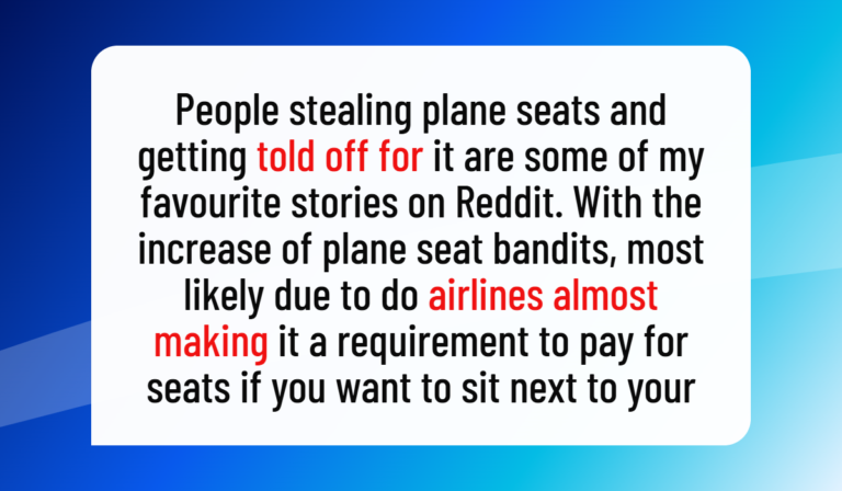 Woman Calls Out Passenger Who Stole Her Plane Seat and Handles It Perfectly